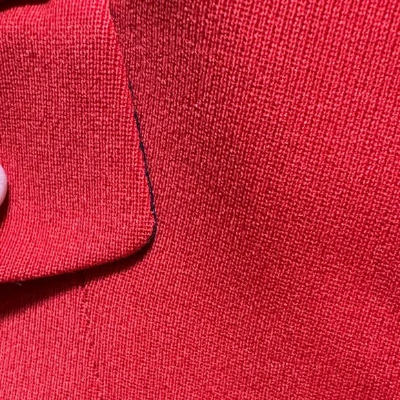 Escada Scarlet Blazer with Midnight Collar - Picture 9 of 16